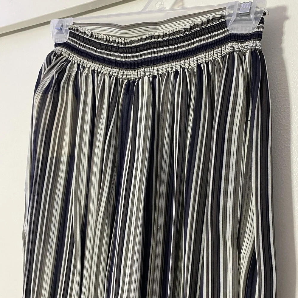 Jones & Co Size 10 90s Flowy Striped Ladies Pants - Picture 2 of 8